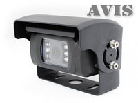 Видеокамера ccd с автоматической ик-подсветкой, металлической шторкой и авто подогревом avis avs635cpr